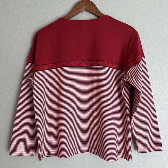Vintage Yves Saint Laurent Women’s Striped Nautical Style Sweater Jumper  M - Picture 2 of 8